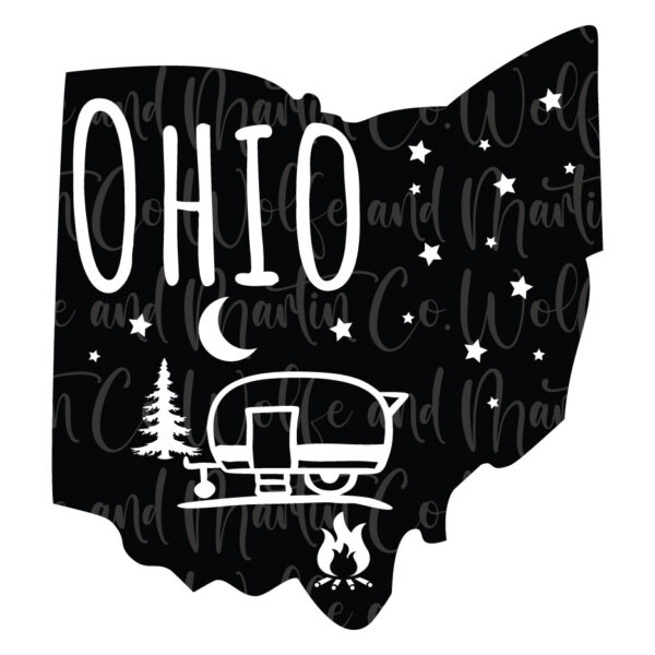 Ohio Camping PNG, JPEG and SVG