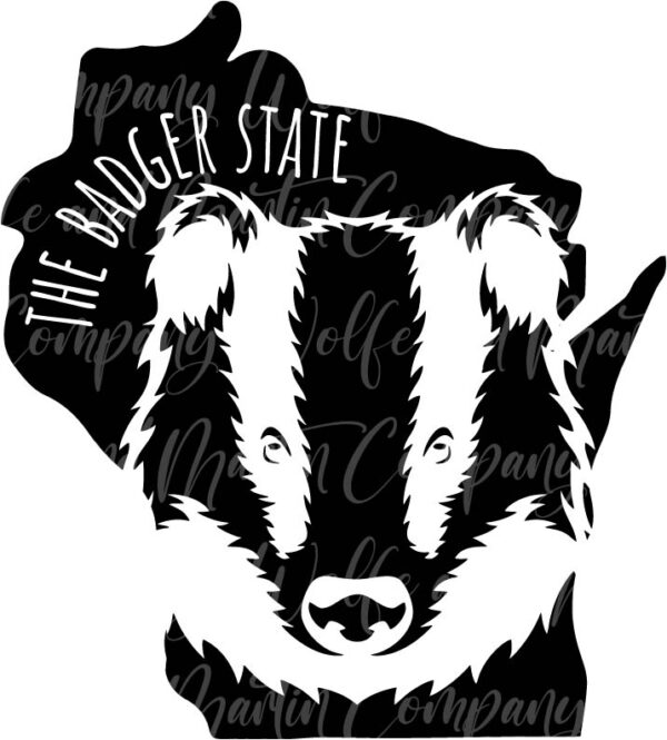 The Badger State SVG, PNG, JPEG - Instant Digital Download - Image 2