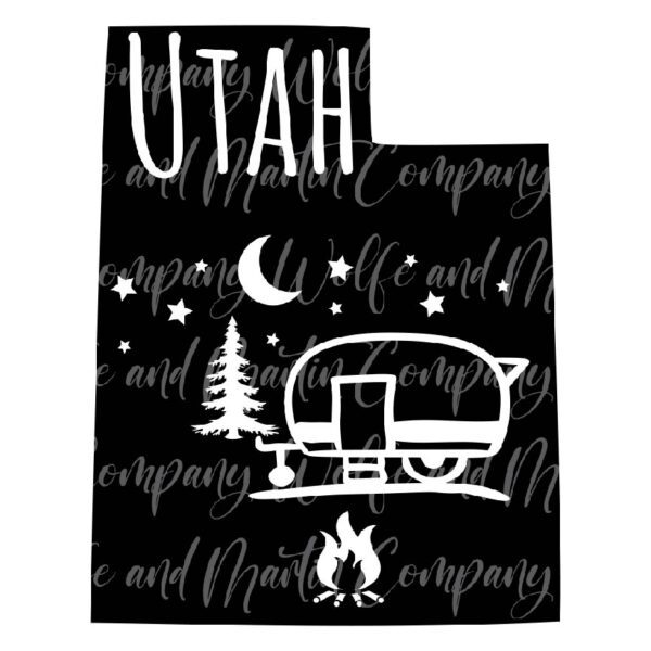 Utah Camper PNG, JPEG and SVG - Instant Download - Image 2